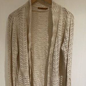 Cardigan knit sweater